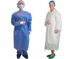 Robes hygiéniques jetables Robes hygiéniques jetables