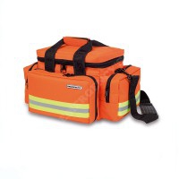 Sac d'urgence léger : avec séparateurs internes et poches externes pour un plus grand rangement (couleur orange)