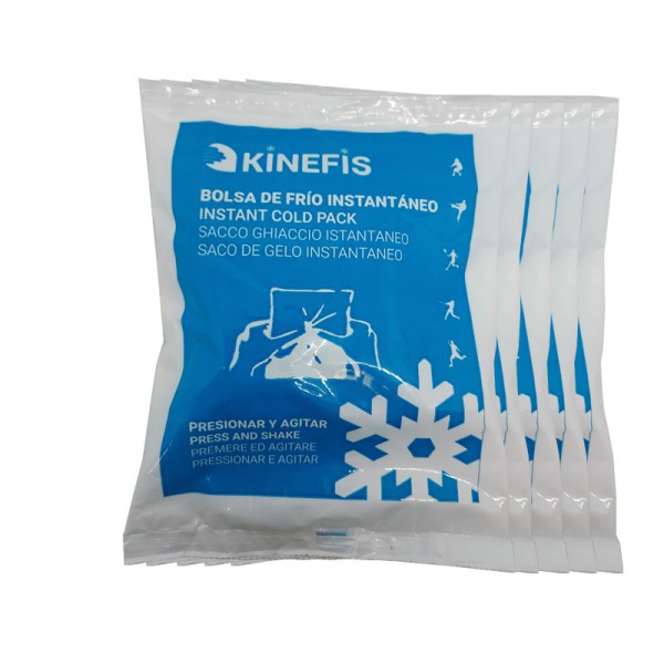 Pack 25 unités - Sac de glace instantanée Kinefis Cryo Therm Fast (14x18 cm)