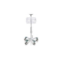 Chariot compatible avec le moniteur de constantes vitales multiparamétrique portable avec écran couleur 10,1" Chariot compatible avec le moniteur de constantes vitales multiparamétrique portable avec écran couleur 10,1"