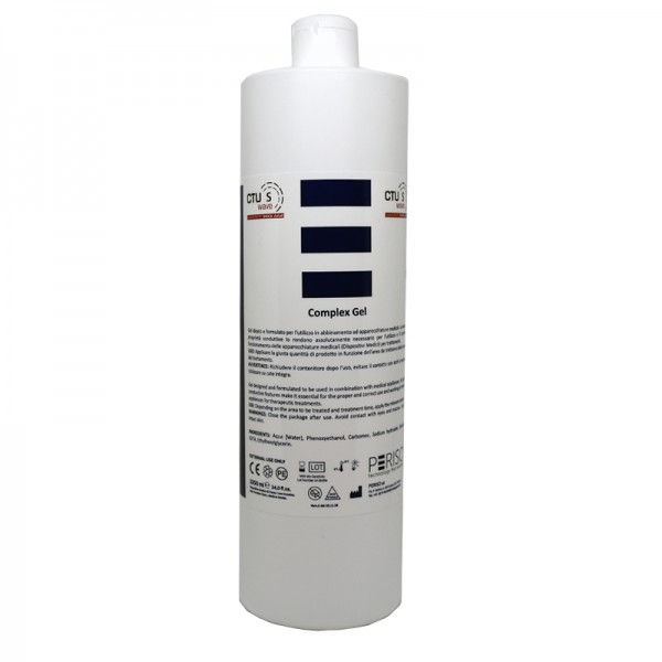 Gel à haute conduction pour traitements avec ondes de choc focales avec générateur diamagnétique de la CTU (1000 ml) Gel à haute conduction pour traitements avec ondes de choc focales avec générateur diamagnétique de la CTU (1000 ml)