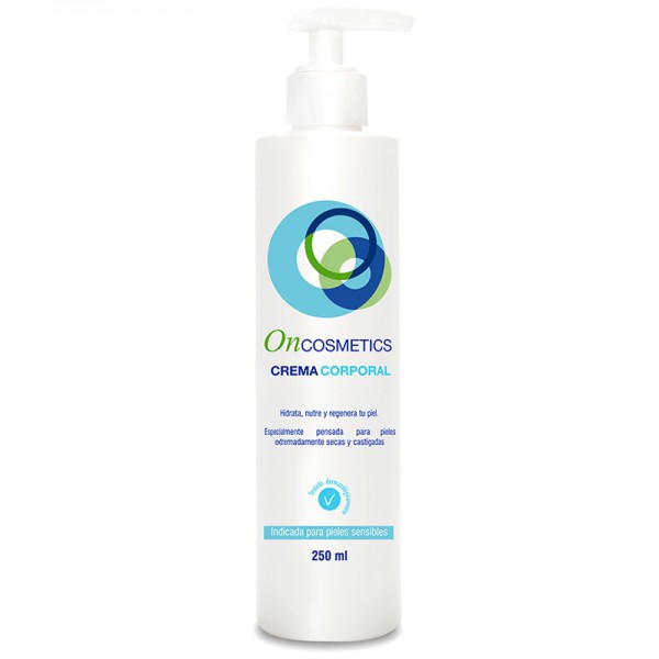Oncosmetics Moisturizing Dermoprotective Oncological Cream 250mL : Crème corporelle pour le soin de la peau pendant les traitements de chimiothérapie et de radiothérapie oncologiques