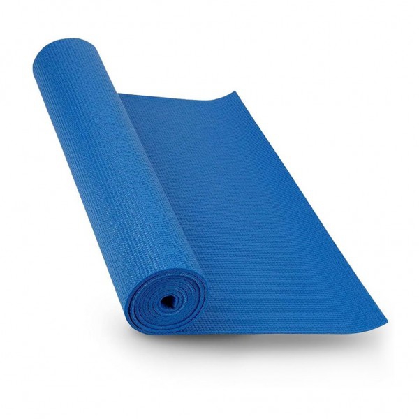 Tapis PVC : Idéal pour pratiquer le yoga et le pilates à la maison 183 x 61 x 1 cm (Bleu)