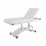 Lit de massage électrique cervical à deux corps : Un moteur pour régler la hauteur, dossier réglable, structure métallique et capuchon facial Lit de massage électrique cervical à deux corps : Un moteur pour régler la hauteur, dossier réglable, structure métallique et capuchon facial