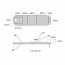 Table d'ostéopathie hydraulique multifonctionnelle : sept sections avec réglage motorisé de la hauteur, dossier inclinable négatif, pliage central, bras rétractables et roues Table d'ostéopathie hydraulique multifonctionnelle : sept sections avec réglage motorisé de la hauteur, dossier inclinable négatif, pliage central, bras rétractables et roues