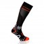 DERNIÈRES TAILLES - Compressport Full Socks V2 - Chaussette technique ultra haute - Couleur noire (taille 1S-1M)