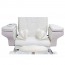 Fauteuil de pédicure Caln: avec deux moteurs, système de massage cervico-dorsal-lombaire, bain de pieds, douche extensible et lecteur mp3 (deux couleurs) Fauteuil de pédicure Caln: avec deux moteurs, système de massage cervico-dorsal-lombaire, bain de pieds, douche extensible et lecteur mp3 (deux couleurs)