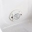 Baignoire d'hydromassage pour les pieds : Avec jet d'eau réglable, éclairage LED et roulettes pour le mouvement Baignoire d'hydromassage pour les pieds : Avec jet d'eau réglable, éclairage LED et roulettes pour le mouvement
