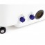 Baignoire d'hydromassage pour les pieds : Avec jet d'eau réglable, éclairage LED et roulettes pour le mouvement Baignoire d'hydromassage pour les pieds : Avec jet d'eau réglable, éclairage LED et roulettes pour le mouvement