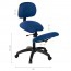Chaise ergonomique à genoux : Avec base noire, dossier et réglable (Différentes couleurs disponibles)