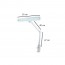Lampe 84 leds dimmable 6000k avec pince pour fixation (quatre unités) Lampe 84 leds dimmable 6000k avec pince pour fixation (quatre unités)