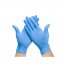 Gants nitrile ambidextres bleus à double usage non poudrés : certifiés EN455-4 et EN374-5 (Boîte de 100 unités)