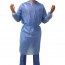 Blouses jetables imperméables 52 gr : EPI catégorie III, avec poignets et fermeture arrière en coton, sans latex (5 unités) Blouses jetables imperméables 52 gr : EPI catégorie III, avec poignets et fermeture arrière en coton, sans latex (5 unités)