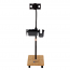 Chariot de transport pour échographe portable SonoEye P2 Kinefis avec base en bois et accessoires Chariot de transport pour échographe portable SonoEye P2 Kinefis avec base en bois et accessoires