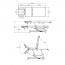 Civière hydraulique Kinefis Comfort 5 sections : avec appui-tête réglable, ouverture pour le visage et accoudoirs réglables Civière hydraulique Kinefis Comfort 5 sections : avec appui-tête réglable, ouverture pour le visage et accoudoirs réglables