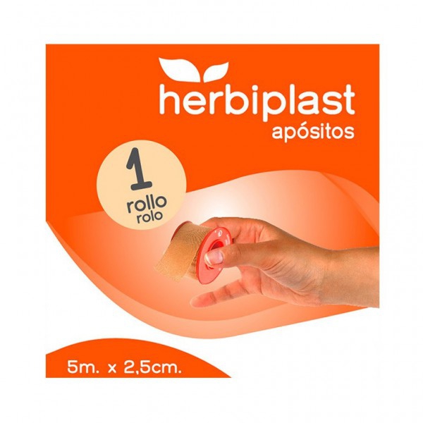 Ruban adhésif en tissu Herbiplast 5 mètres x 2,5 centimètres Ruban adhésif en tissu Herbiplast 5 mètres x 2,5 centimètres