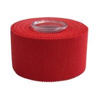 Tape Kinefis Excellent 3.75cm x 10m : Pansement sportif inélastique (couleur rouge)