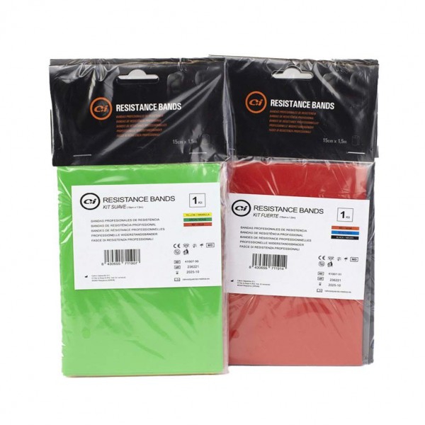Kit d'élastiques sans latex 1,5 mètres (3 unités) Kit d'élastiques sans latex 1,5 mètres (3 unités)