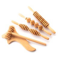 Kit de thérapie par le bois pour le corps anti-cellulite (cinq éléments) Kit de thérapie par le bois pour le corps anti-cellulite (cinq éléments)