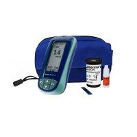 Pack Lactate Scout Vet : analyseur Lactate Scout Vet, 24 bandelettes réactives et un flacon de solution de contrôle (4,5 – 5,6 mmol/L)