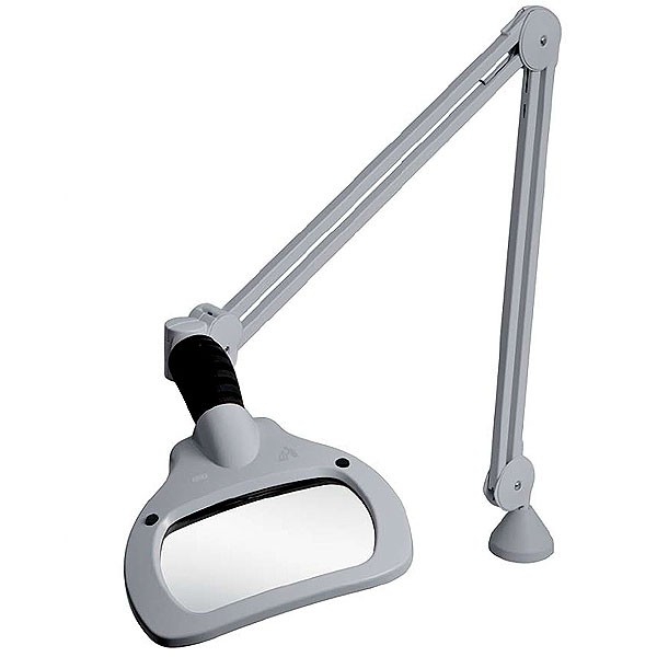 Lampe loupe LED Wave avec grossissement 5x : Loupe tridimensionnelle idéale pour travailler avec des objets délicats Lampe loupe LED Wave avec grossissement 5x : Loupe tridimensionnelle idéale pour travailler avec des objets délicats