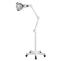 Lampe loupe LED à lumière froide 5x Zoom (base roulante) Lampe loupe LED à lumière froide 5x Zoom (base roulante)