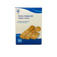 Pack familial de pansements Kinefis - 50 unités de quatre tailles différentes Pack familial de pansements Kinefis - 50 unités de quatre tailles différentes