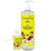 Pack gel désinfectant hydroalcoolique Kinéfis Kids : A l'aloe vera, glycérine et calendula (500ml et 50ml)