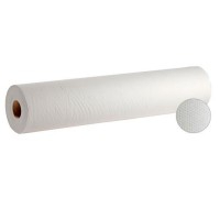 Rouleau de papier pour châssis, gaufré, naturel, simple couche (paquet de six)