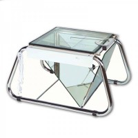 Miroir de rechange petit format du podoscope en acier chromé Miroir de rechange petit format du podoscope en acier chromé