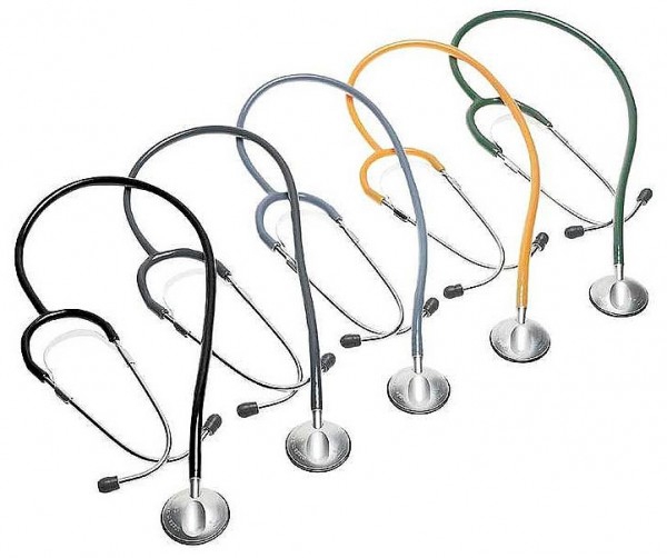 Stéthoscope Riester Anestophon pour infirmières, en aluminium, dans une boîte de présentation en carton (différentes couleurs disponibles)