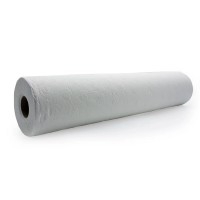 Rouleau de papier pour civière (50m) : micro-collé - pâte - deux couches avec prédécoupe (une unité / six unités)