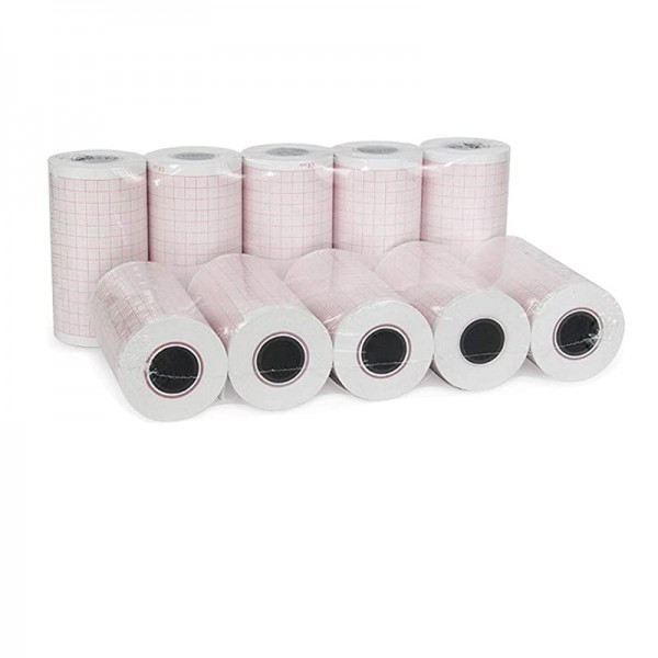 Papier ECG millimétré 80 mm x 20 m x 16 mm (10 unités) Papier ECG millimétré 80 mm x 20 m x 16 mm (10 unités)