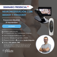 Séminaire de neuromodulation avec Medkey et Physiokey – En présentiel – 29 novembre 2025 Séminaire de neuromodulation avec Medkey et Physiokey – En présentiel – 29 novembre 2025