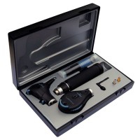 Ensemble otoscope ri-scope® L3 / ophtalmoscope L2 avec LED 2,5 V et poignée de type C pour deux piles alcalines Ensemble otoscope ri-scope® L3 / ophtalmoscope L2 avec LED 2,5 V et poignée de type C pour deux piles alcalines