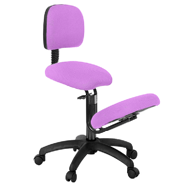 Chaise ergonomique avec repose-genoux et dossier Kinefis, élévation à gaz (couleurs disponibles)
