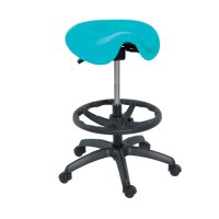 Tabouret haut Kinefis Economy : Type poney ou selle d'une hauteur de 61 à 86 cm et repose-pieds (Diverses couleurs disponibles) Tabouret haut Kinefis Economy : Type poney ou selle d'une hauteur de 61 à 86 cm et repose-pieds (Diverses couleurs disponibles)