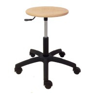 Tabouret en bois Kinefis Economy : Sans dossier et hauteur basse 40 - 53 cm Tabouret en bois Kinefis Economy : Sans dossier et hauteur basse 40 - 53 cm