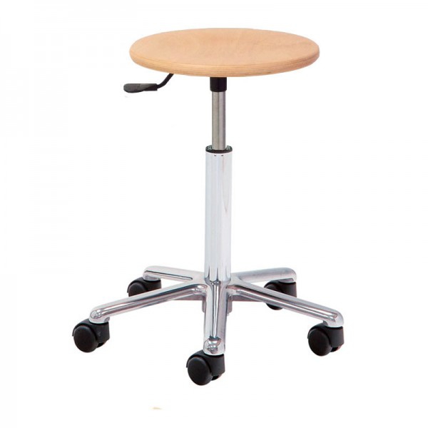 Tabouret en bois Kinefis Elite : Sans dossier et hauteur moyenne de 51 - 71 cm Tabouret en bois Kinefis Elite : Sans dossier et hauteur moyenne de 51 - 71 cm