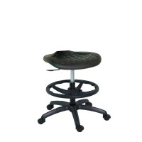 Tabouret en polyuréthane Kinefis Economy : sans dossier, avec anneau repose-pieds et hauteur élevée de 59 à 84 cm Tabouret en polyuréthane Kinefis Economy : sans dossier, avec anneau repose-pieds et hauteur élevée de 59 à 84 cm