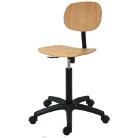 Tabouret en bois Kinefis Economy : Avec dossier et hauteur moyenne de 51 à 71 cm Tabouret en bois Kinefis Economy : Avec dossier et hauteur moyenne de 51 à 71 cm