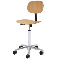 Tabouret en bois Kinefis Elite : Avec dossier et hauteur moyenne de 51 - 71 cm Tabouret en bois Kinefis Elite : Avec dossier et hauteur moyenne de 51 - 71 cm