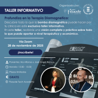 ATELIER D'INFORMATION : Apprenez-en plus sur la thérapie diamagnétique. Un aperçu complet et pratique de tous ses avantages thérapeutiques et économiques - VIA ZOOM - 28 novembre 2025 ATELIER D'INFORMATION : Apprenez-en plus sur la thérapie diamagnétique. Un aperçu complet et pratique de tous ses avantages thérapeutiques et économiques - VIA ZOOM - 28 novembre 2025