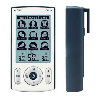 Portable Digital Tens + Ems (deux sorties) : trois modes de thérapie et 78 programmes