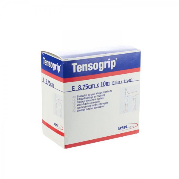 Tensogrip E Bras Jambes et Genoux : Bandage Tubulaire Compressif avec coton (8,75 cm x 10 mètres) Tensogrip E Bras Jambes et Genoux : Bandage Tubulaire Compressif avec coton (8,75 cm x 10 mètres)