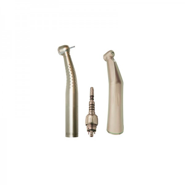 Turbine dentaire en titane avec éclairage + contre-angle Multiflex Turbine dentaire en titane avec éclairage + contre-angle Multiflex
