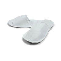 Chaussons jetables en polypropylène Kinefis - bout ouvert : avec semelle en caoutchouc Chaussons jetables en polypropylène Kinefis - bout ouvert : avec semelle en caoutchouc
