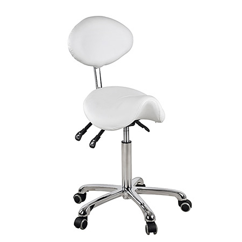 Tabouret esthétique avec dossier ergonomique