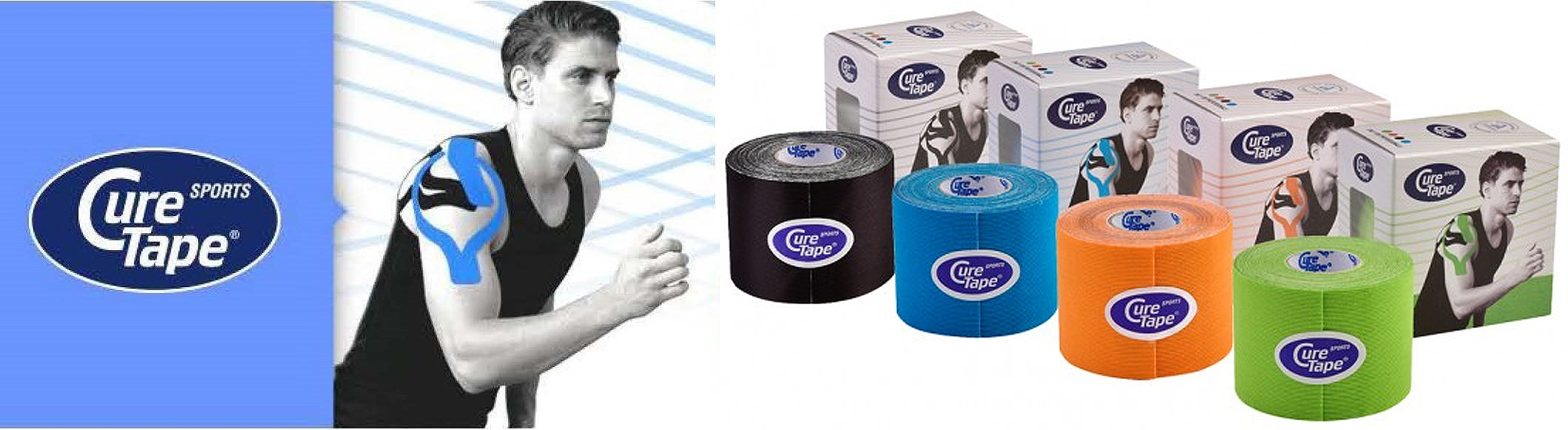 Cure Tape Sports 5 cm x 5 m couleur vert : Nouveau bandage pour le sport -  Boutique Fisaude
